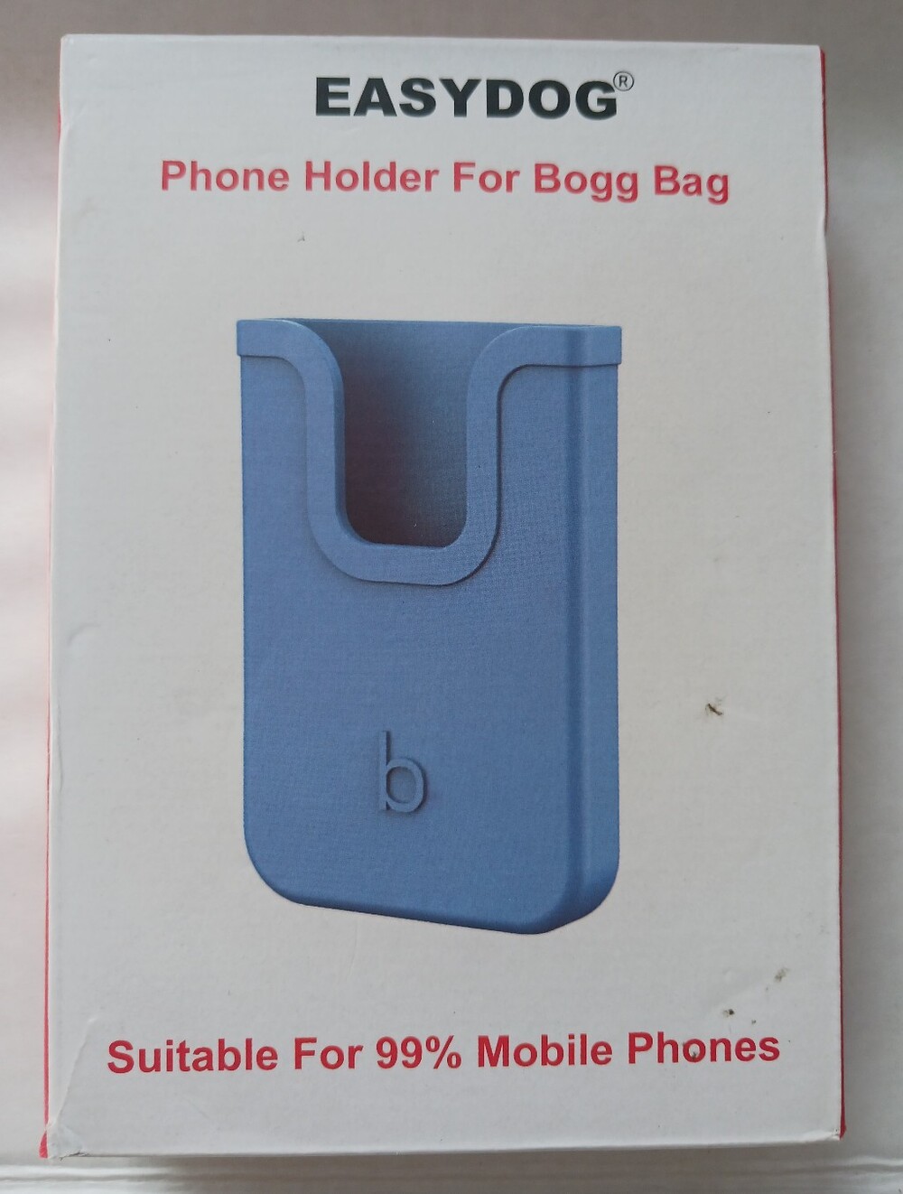EasyDog Silicone Phone Holder for Bogg Bag, Blue, Beach Bag Insert For Cellphone